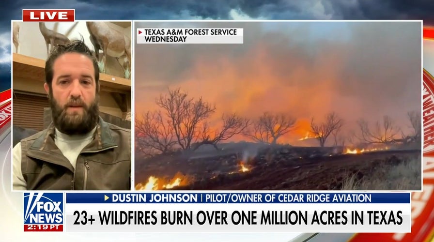Texas pilot helping mitigate explosive wildfires relays extent of dangers: 'Everything is completely ash'