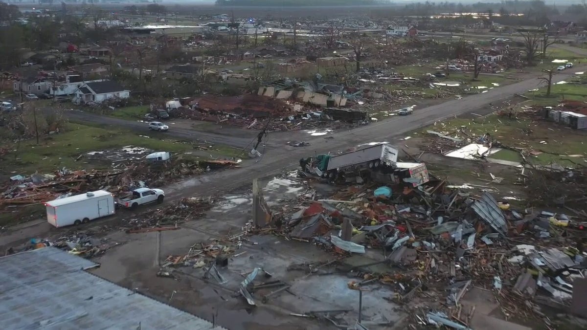 Path Of Tornado Damage