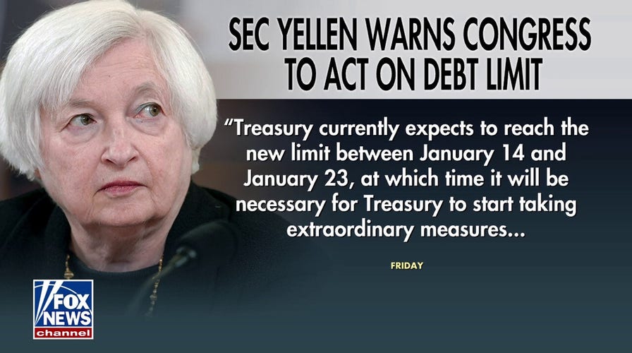 Sec. Janet Yellen urges Congress to act on debt limit