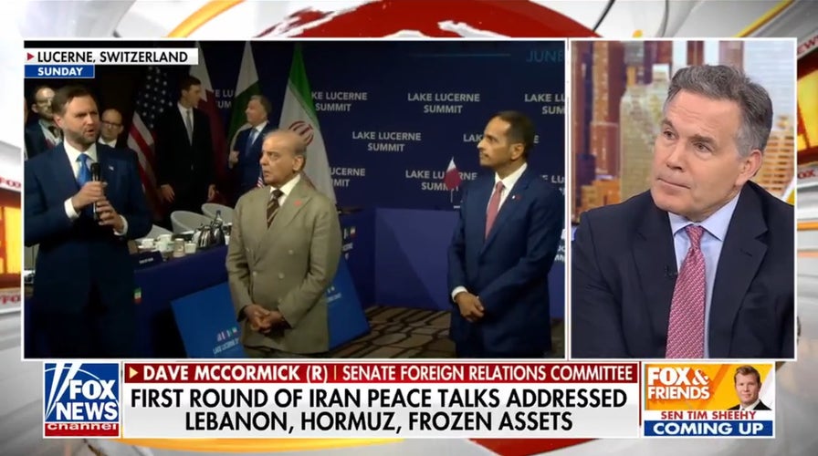 Dave McCormick talks Iran peace talks progress, Strait of Hormuz control