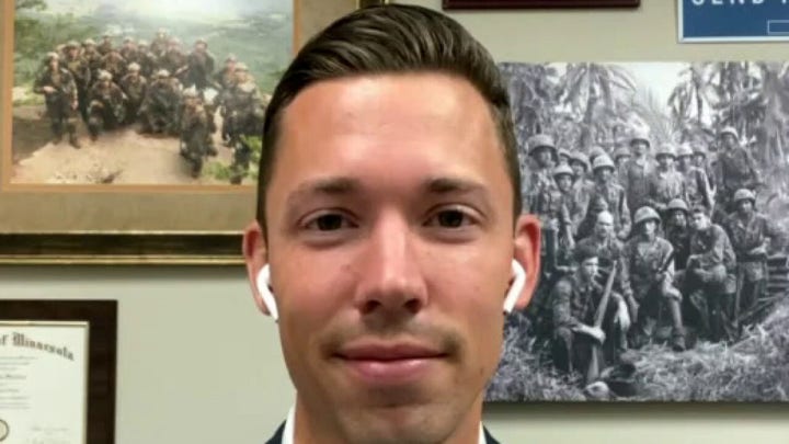 Marine veteran running for Congress calls out Minneapolis leaders for letting city burn