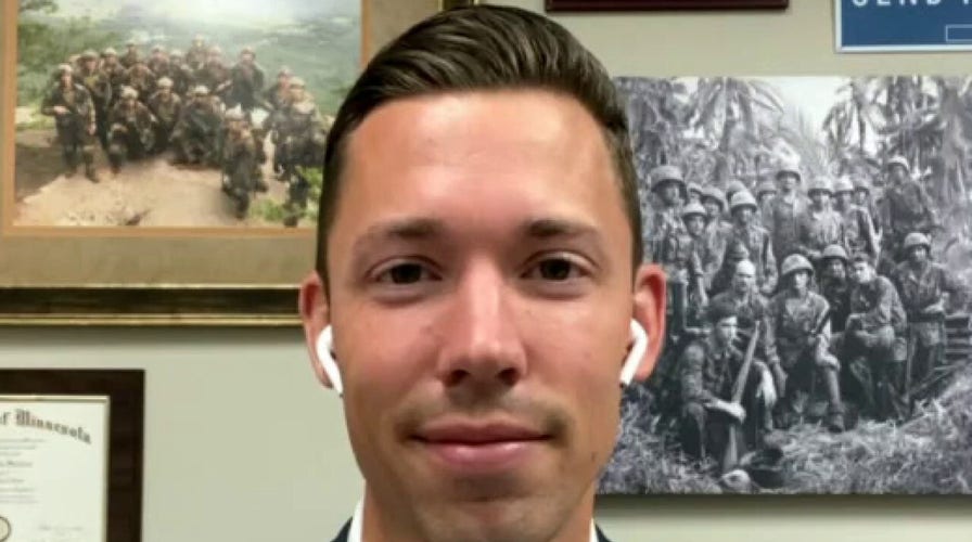 Marine veteran running for Congress calls out Minneapolis leaders for letting city burn