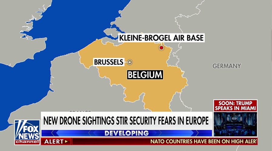 New drone sightings spark security fears in Europe