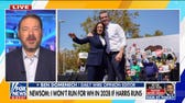 Gavin Newsom rules out a 2028 White House bid if Kamala Harris runs