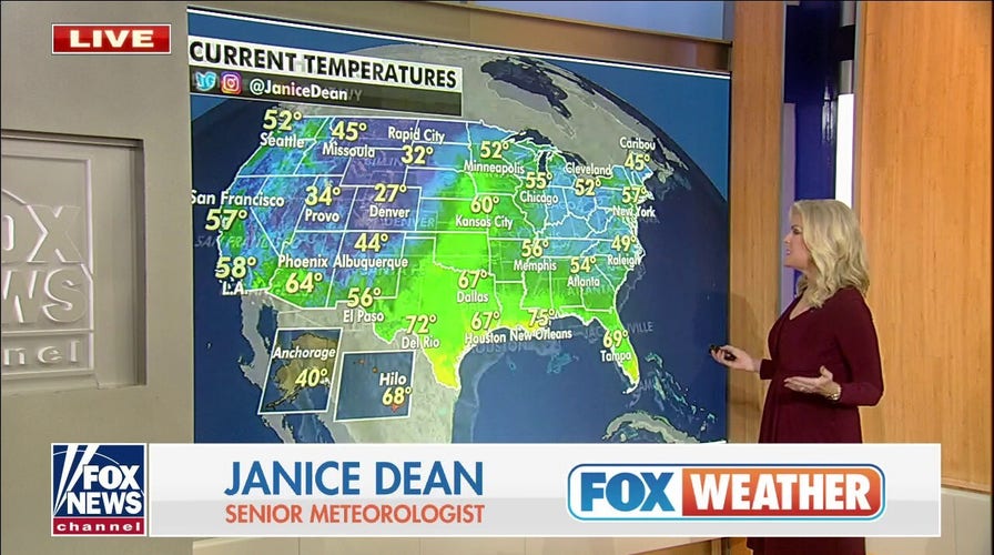 National weather forecast for October 20