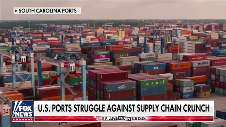 US ports struggle against supply chain crunch