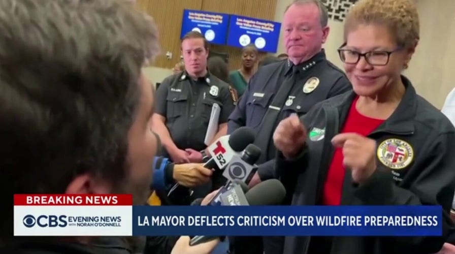 Karen Bass bristles at question about whether she still would have taken trip overseas