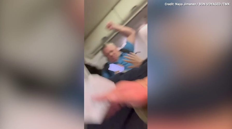 United Airlines passenger throws punches after alleged seating mix-up