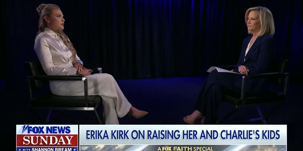 Erika Kirk says Charlie Kirk’s memorial service strengthened a faith revival