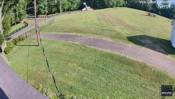 Small aircraft flips after crash in South Carolina yard