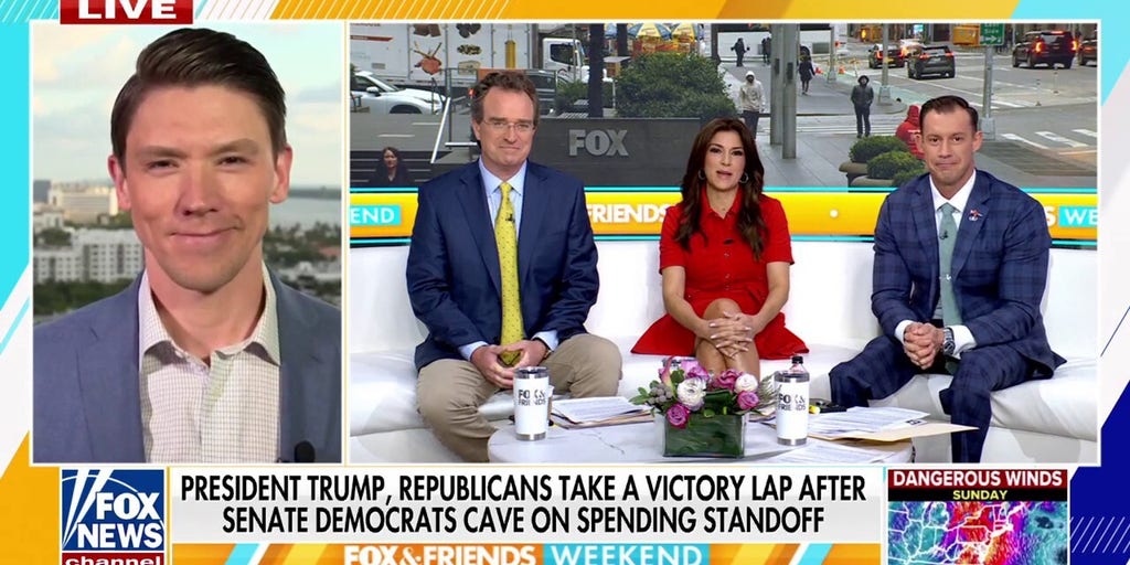 Senate Democrats help pass GOP spending bill, sparks party infighting