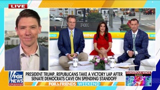 Senate Democrats help pass GOP spending bill, sparks party infighting