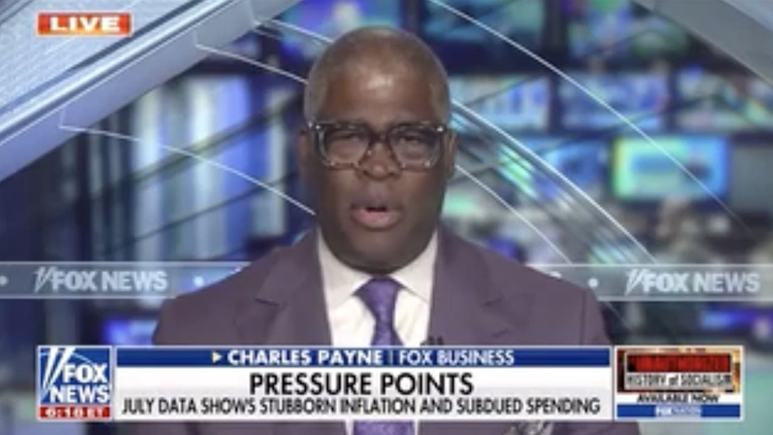 Charles Payne: I see some anxiety in retail, but the economy is moving along steadily
