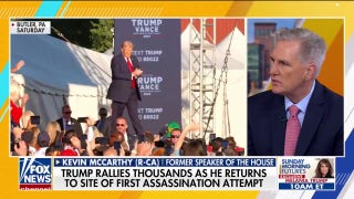 Trump's rally in Butler wasn't really political, it 'was so much more': Kevin McCarthy - Fox News