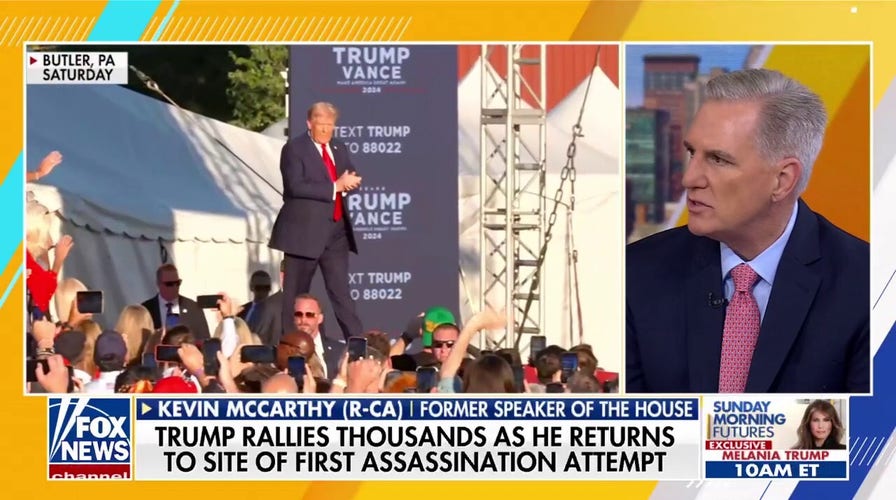 Trump's rally in Butler wasn't really political, it 'was so much more': Kevin McCarthy