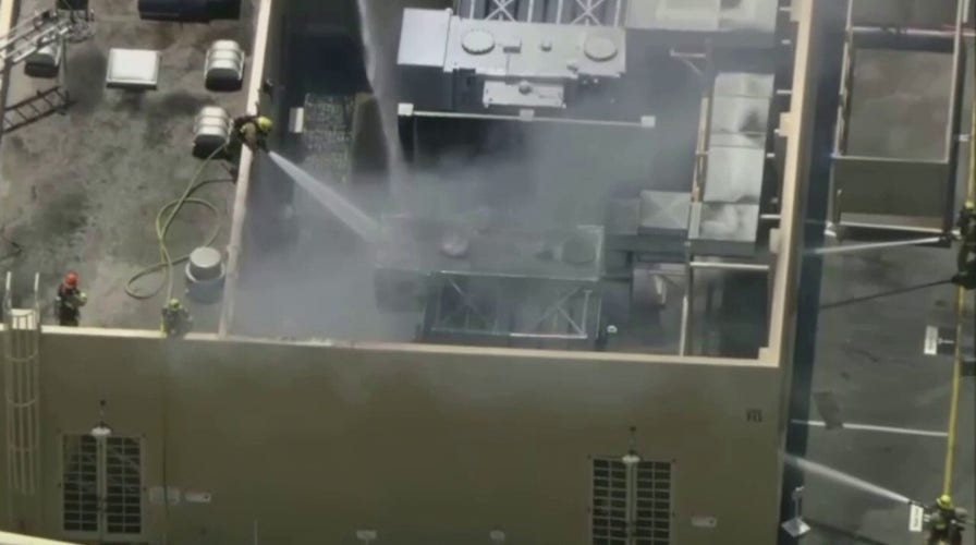 Fire breaks out at Warner Bros. Studios lot in Southern California