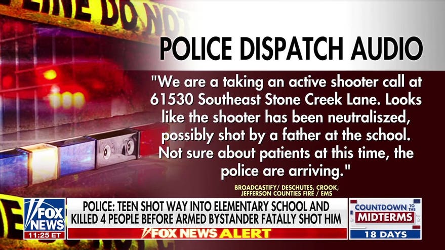 Police dispatch audio released after Oregon elementary school shooting