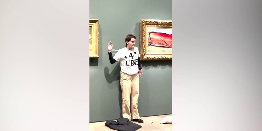 Radical climate activist vandalizes famous painting in Paris