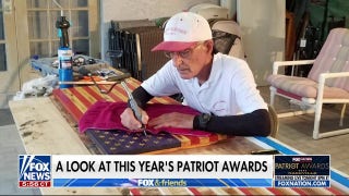 Third generation carpenter hand crafts awards for Patriot Awards recipients - Fox News