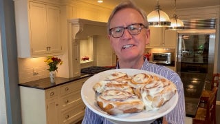 Steve Doocy's Maple Bacon Cream Cheese Cinnamon Roll recipe - Fox News