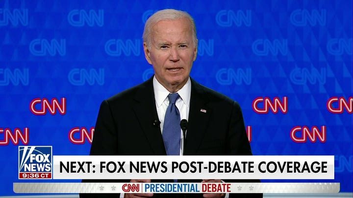 Biden's Debate Performance Raises Concerns about His Fitness to Govern