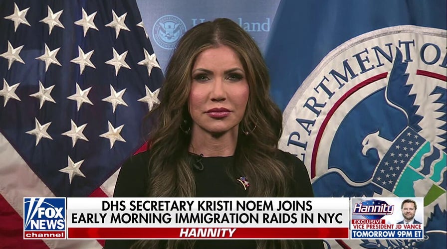 New York City is safer because these dangerous criminals are gone, says DHS Secretary Kristi Noem