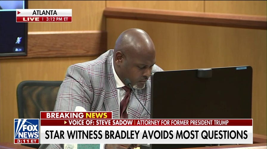 Terrence Bradley appears to mutter "dang" when confronted with texts about Fani Willis affair
