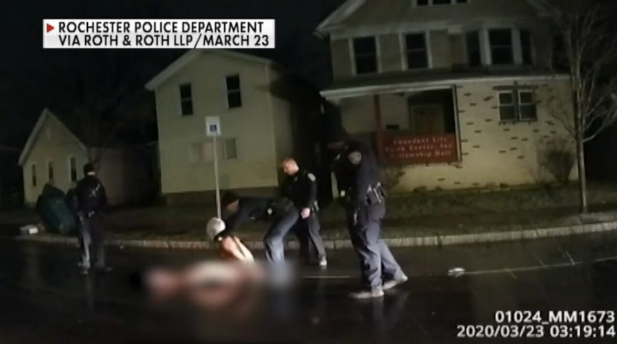 Body cam footage released showing death of Black an held down by police