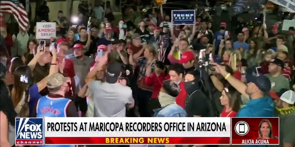 Protests Break Out At Arizona Recorders Office In Maricopa County | Fox ...