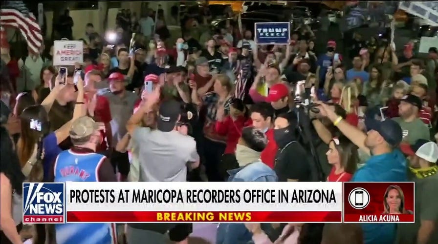 Protests break out at Arizona recorders office in Maricopa County