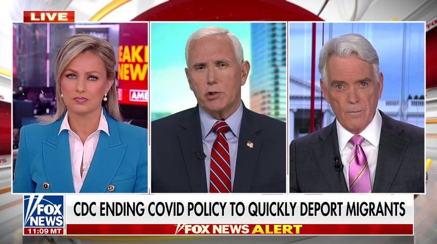 Mike Pence slams Biden admin for ending Title 42, negotiating with Iran