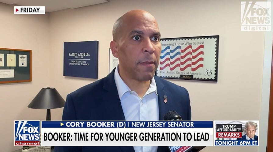  Sen. Booker calls for ‘new leadership’ successful  Democratic Party