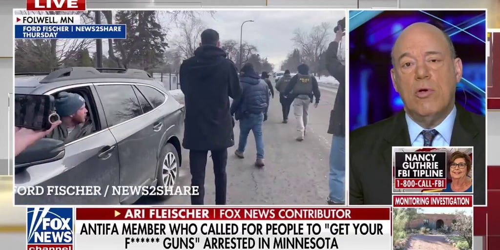 Ari Fleischer warns of a 'growing left-wing militia in America' as unrest in Minnesota escalates