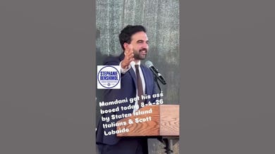 Zohran Mamdani booed off stage at New York City police event