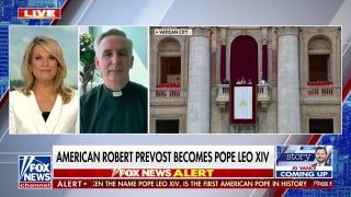 Pope Leo XIV calls on world to ‘build bridges’ in first message as pope