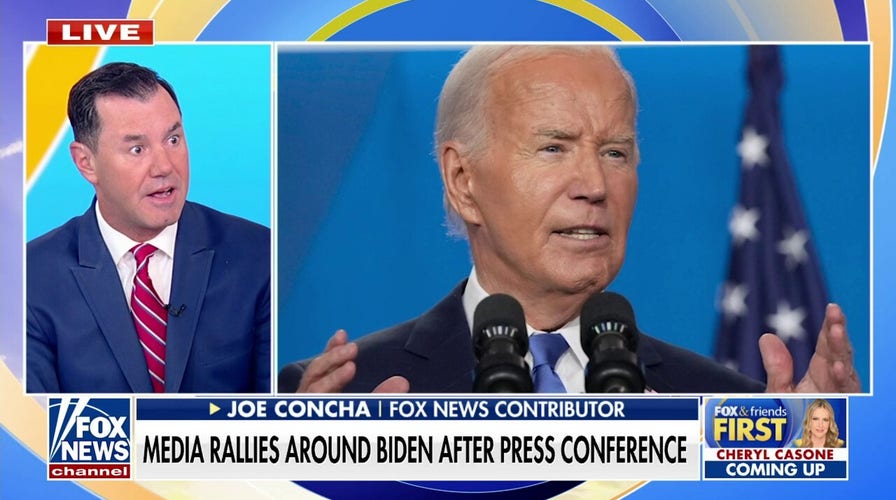 Joe Concha reveals the 'bad news' for Democrats after Biden's rare news conference