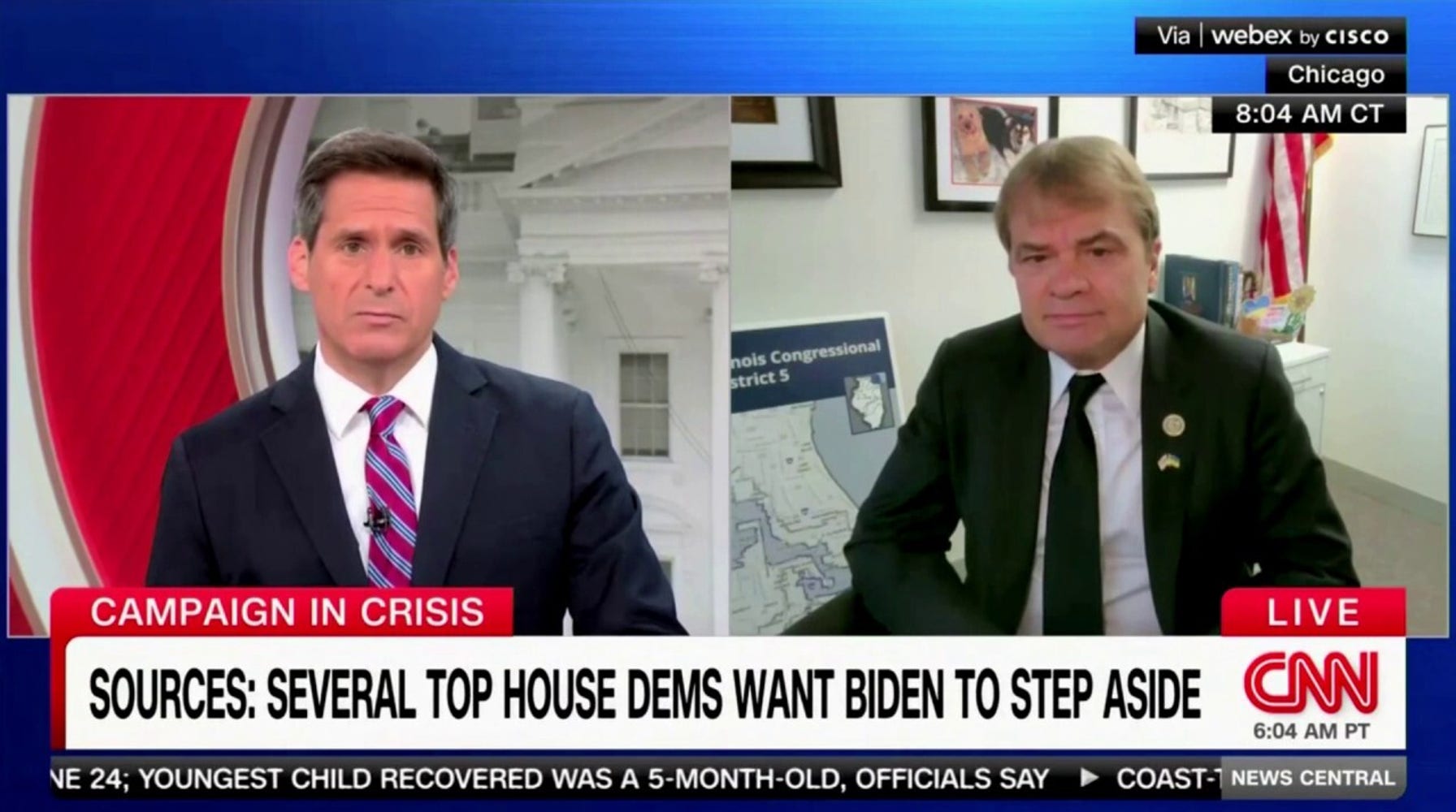 Quigley Calls for Biden to Drop Out, Citing 'Very Frail' Appearance