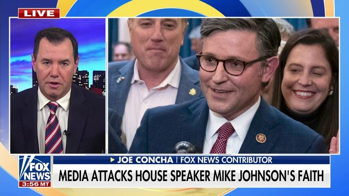 Joe Concha rips disgusting media attacks on Mike Johnson's faith