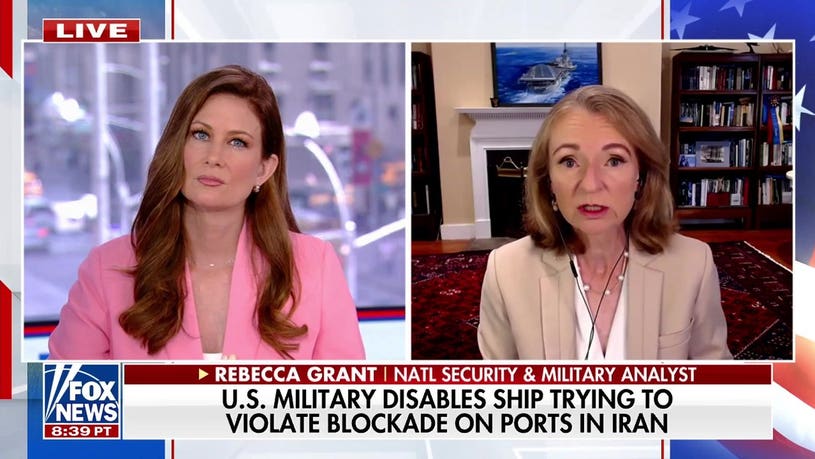 US disables ship that violated blockade in Strait of Hormuz