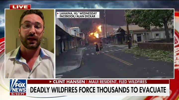 Maui resident describes fleeing devastating wildfires 