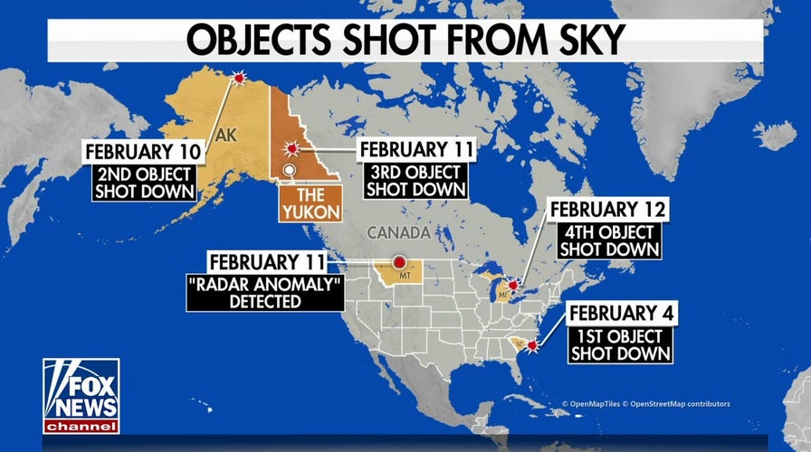 Search for 2 downed high-altitude objects called off
