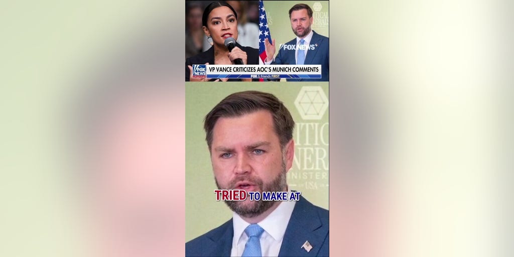 Vance calls out AOC for 'uncomfortable' Munich comments