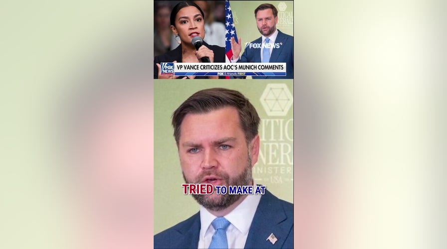 Vance calls out AOC for 'uncomfortable' Munich comments