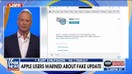 Apple users warned about fake update