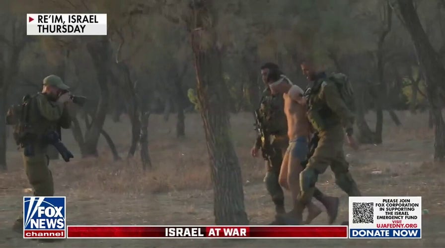 Video shows Israeli forces arresting blindfolded Palestinian man