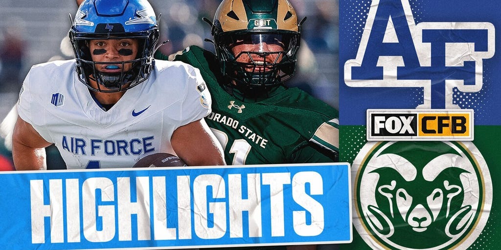 Air Force Falcons vs. Colorado State Rams Highlights | FOX College Football