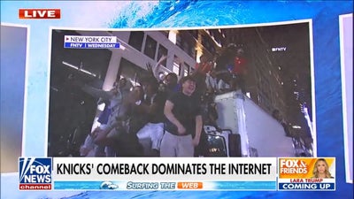 Knicks fans go viral smashing cars, bicycles after big win