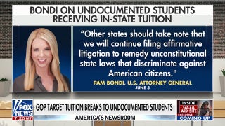 DOJ sues over tuition benefits for illegal migrants
