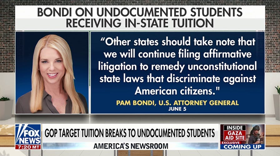 DOJ sues over tuition benefits for illegal migrants