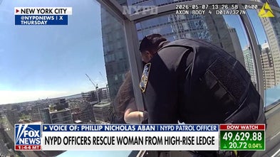 NYPD officers rescue woman from Brooklyn high-rise ledge